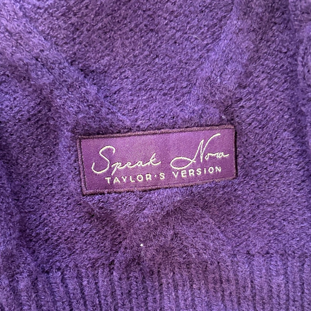 Taylor Swift Speak Now (Taylor’s Version) Official Purple Cardigan - Picture 4 of 7